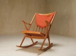 Pamono Rocking Chair by Frank Reenskaug for Bramin, 1958><noscript><img width=
