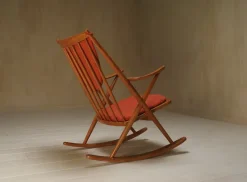 Pamono Rocking Chair by Frank Reenskaug for Bramin, 1958><noscript><img width=