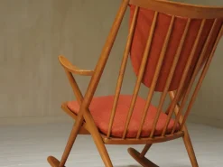 Pamono Rocking Chair by Frank Reenskaug for Bramin, 1958><noscript><img width=