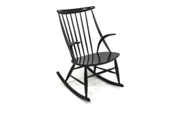 Sale Pamono Rocking Chair by Illum Wikkelsø for Niels Eilersen, Denmark, 1960