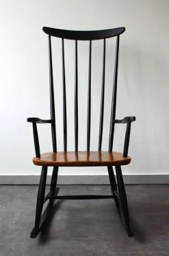 Pamono Rocking Chair by Ilmari Tapiovaara for Asko, Mid-20th Century> Rocking Chairs