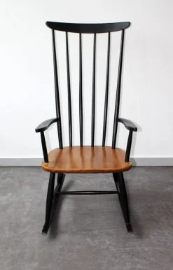 Pamono Rocking Chair by Ilmari Tapiovaara for Asko, Mid-20th Century><noscript><img width=