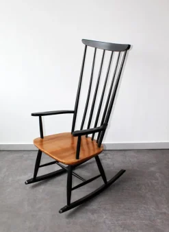 Pamono Rocking Chair by Ilmari Tapiovaara for Asko, Mid-20th Century><noscript><img width=