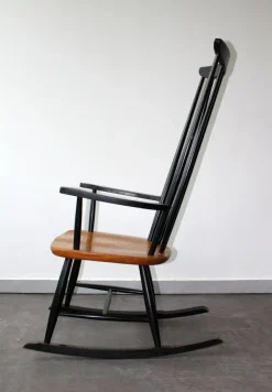 Pamono Rocking Chair by Ilmari Tapiovaara for Asko, Mid-20th Century><noscript><img width=