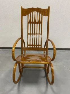 New Pamono Rocking Chair by Koloman Moser for J.J.Kohn, 1890s