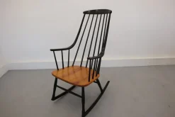 Pamono Rocking Chair by L. Larsson, Sweden, 1960s><noscript><img width=