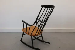 Pamono Rocking Chair by L. Larsson, Sweden, 1960s><noscript><img width=