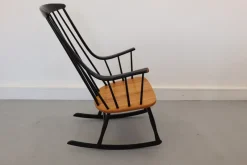 Pamono Rocking Chair by L. Larsson, Sweden, 1960s><noscript><img width=
