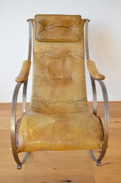Pamono Rocking Chair by Peter Cooper for R. W. Winfield, 1890s><noscript><img width=