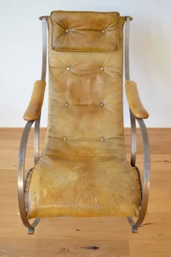 Pamono Rocking Chair by Peter Cooper for R. W. Winfield, 1890s><noscript><img width=