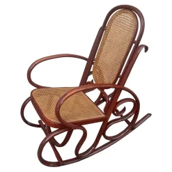Pamono Rocking Chair in Beech by Michael Thonet> Rocking Chairs