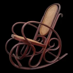 Pamono Rocking Chair in Beech by Michael Thonet><noscript><img width=