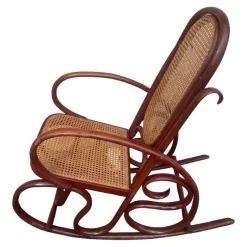 Pamono Rocking Chair in Beech by Michael Thonet><noscript><img width=