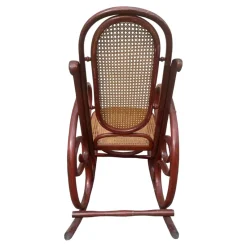 Pamono Rocking Chair in Beech by Michael Thonet><noscript><img width=