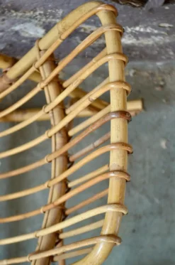 Pamono Rocking Chair in Rattan><noscript><img width=