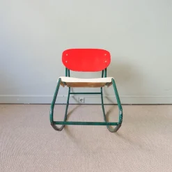Discount Pamono Rocking Chair in the Style of Dirk Van Sliedrecht, 1960s