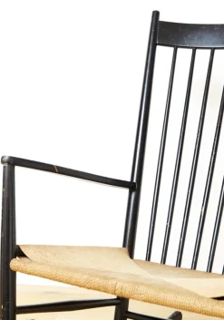 Pamono Rocking Chair J16 by Hans Wegner for FDB Møbler, 1944><noscript><img width=