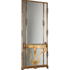 Pamono Rococo Style Gilded Wood Mirror, Italy, 20th Century> Mirrors