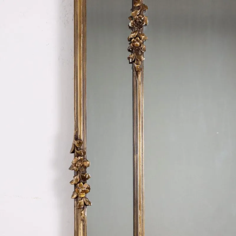 Pamono Rococo Style Gilded Wood Mirror, Italy, 20th Century> Mirrors