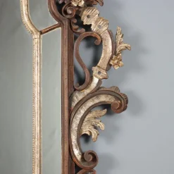 Pamono Rococo Style Mirror in Lacquered Painted Wood><noscript><img width=