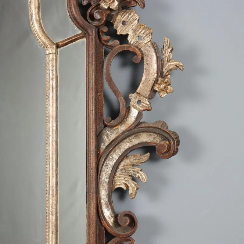 Pamono Rococo Style Mirror in Lacquered Painted Wood> Mirrors