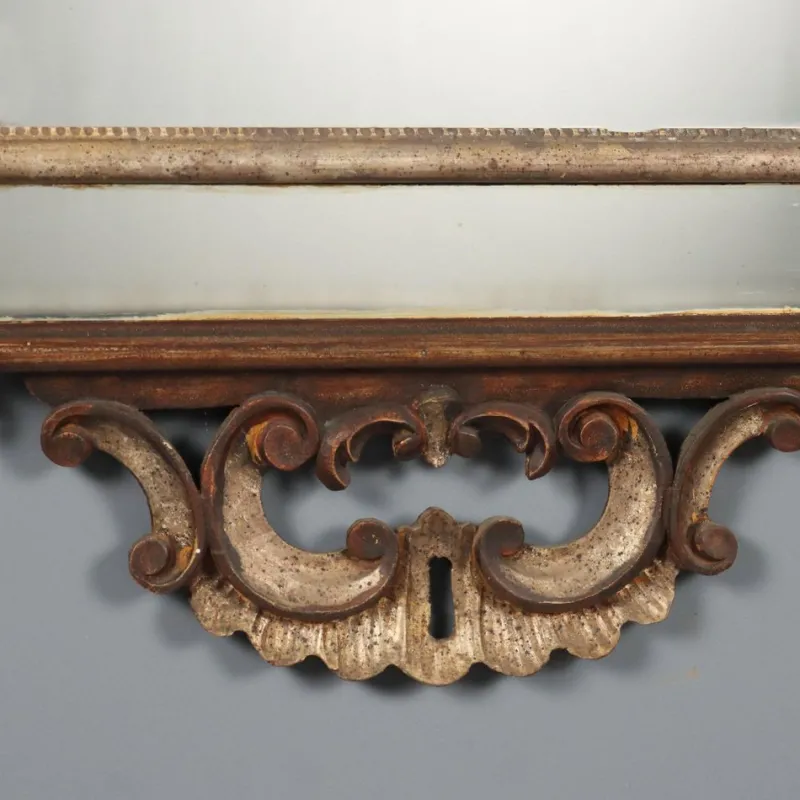 Pamono Rococo Style Mirror in Lacquered Painted Wood> Mirrors
