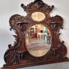 Pamono Rococo Style Mirror in Mahogany> Mirrors