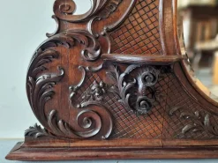 Pamono Rococo Style Mirror in Mahogany><noscript><img width=