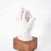 Pamono Rodin, Figurative Sculpture, 1960s, Plaster on Wood Base> Sculpture