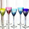 Best Pamono Roemers Glasses in Color-Coated and Chiseled Crystal Monaco Model from Saint-Louis, 1970, Set of 7