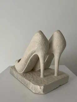 Outlet Pamono Roger Denton, Stone Stilettos, Hand Carved Limestone Sculpture, 21st Century