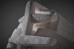 Pamono Roger Desserprit, Large Abstract Sculpture, 1969, Concrete> Sculpture