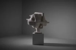 Pamono Roger Desserprit, Large Abstract Sculpture, 1969, Concrete><noscript><img width=