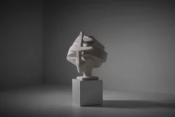 Pamono Roger Desserprit, Large Abstract Sculpture, 1969, Concrete><noscript><img width=