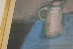 Pamono Rolf Palvén, Jug and Fruit, 1968, Oil on Panel><noscript><img width=