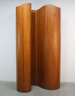 Discount Pamono Roller Screen in Pine Wood, SNSA, 1950s