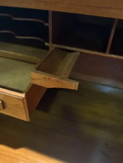 Outlet Pamono Roller Shutter Desk, 1890s