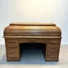 Outlet Pamono Roll-Top Desk in Oak