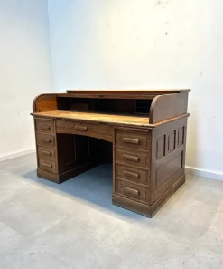 Outlet Pamono Roll-Top Desk in Oak