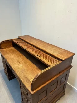 Outlet Pamono Roll-Top Desk in Oak