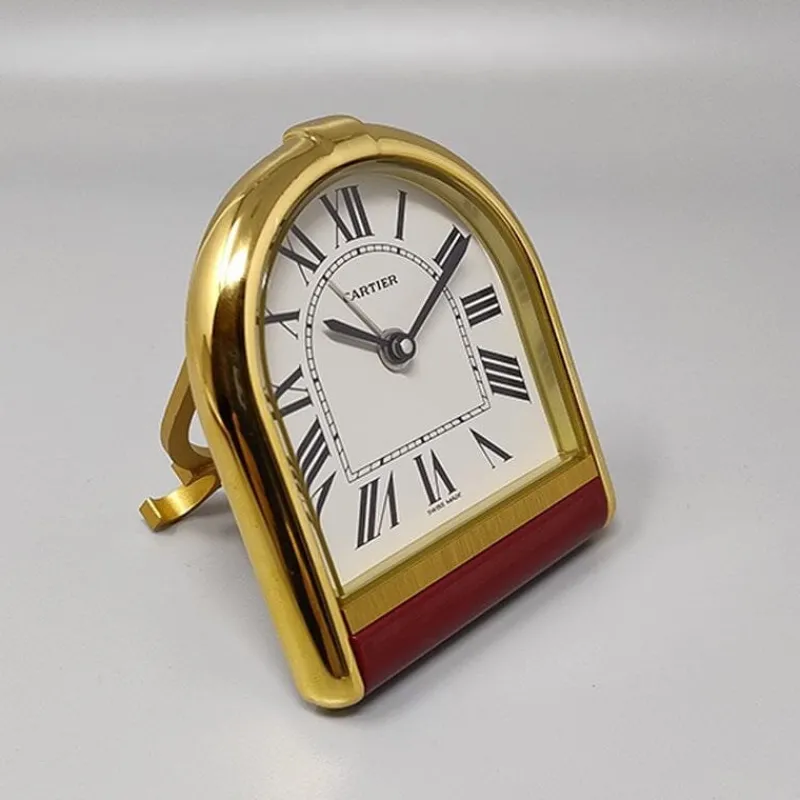 New Pamono Romane Alarm Clock from Cartier, Switzerland, 1980s