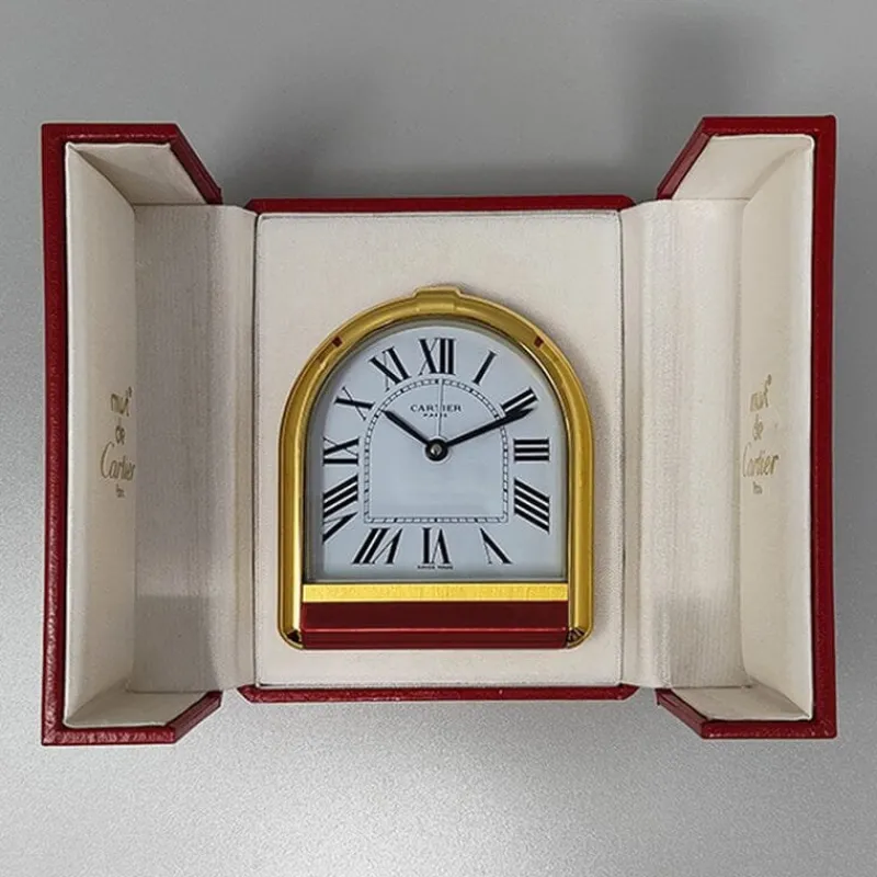 New Pamono Romane Alarm Clock from Cartier, Switzerland, 1980s