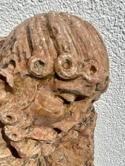 Discount Pamono Romanesque Petrus Marmo Rosso Verona Sculpture in Stone, 1800s