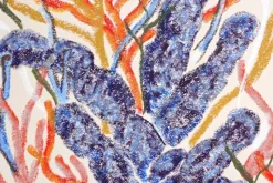 Pamono Romina Milano, Blue Coral Seascape, 2025, Mixed Media on Paper><noscript><img width=