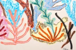 Discount Pamono Romina Milano, Pastel Coral Reef in Pink Diptych, 2025, Gouache on Paper