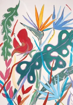 Pamono Romina Milano, Tropical Abundance Diptych, 2025, Mixed Media on Paper><noscript><img width=