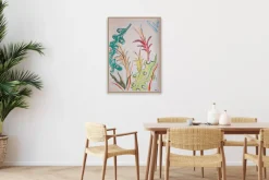 New Pamono Romina Milano, Vivid Lush Leaves, 2025, Mixed Media on Paper