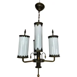 Sale Pamono Rondocubist Hanging Lamp, 1930s
