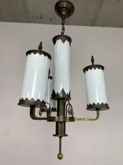 Sale Pamono Rondocubist Hanging Lamp, 1930s