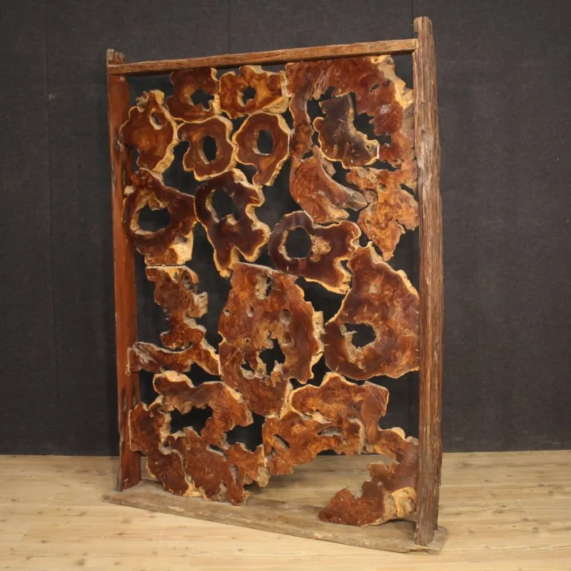 Pamono Room Divider / Sculpture in Wood, 1960s> Room Dividers & Screens